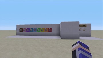 Redstone Tutorial - Combination Lock Door