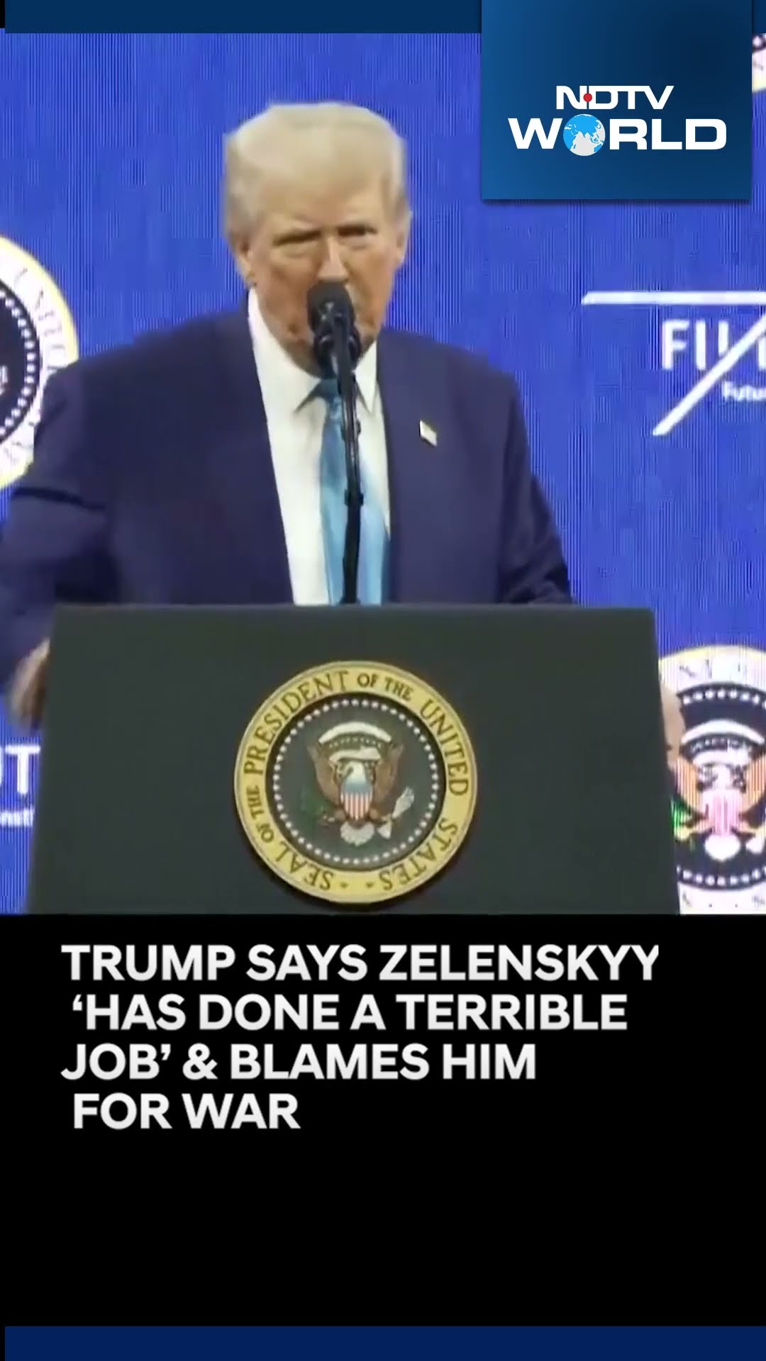 Trump Vs  Zelensky | Trump Attacks Zelensky, Says He Has Done a Terrible Job, Blames Him For War