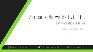 Web Apps Design & Development Company | Internet Related Services | Zerosack Networks Pvt. Ltd.