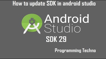 How to update SDK in android studio
