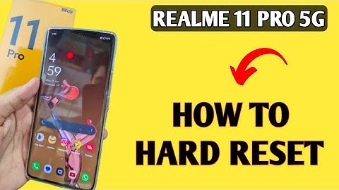 Realme 11 pro 5g how to hard reset, factory reset Realme 11 pro 5g