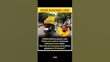 Blinkit Delivery Partners Question 10-Minute Delivery Pressure ⏱️🚨