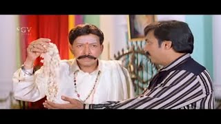 Meena Ruthlessly Insults Vishnuvardhan In Front of Family - Simhadriya Simha Kannada Movie Part-3