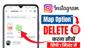 How To Remove Map in Instagram | Instagram Map Option Kaise Hataye | Instagram Map Option Remove