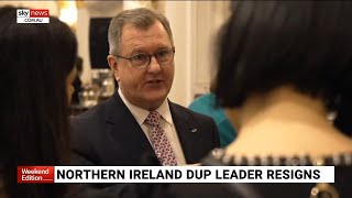 Northern Ireland DUP leader steps down after historical sex charges
