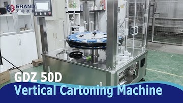 GDZ 50D Vertical Cartoning Machine Self-Sealing Bottom Box Packing Machine Case Packaging Cartoner