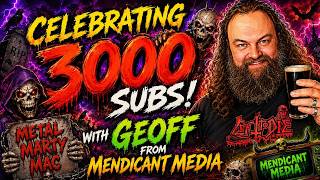 Celebrating 3000 Subs with Geoff from @mendicantmedia  Congratulations Man 🤘