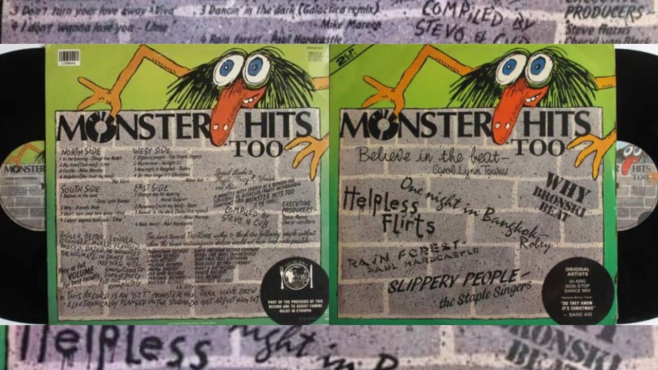 MONSTER 💿💿 HITS - VOLUME 2 (2LP) High⚡Energy Italo Synth Pop