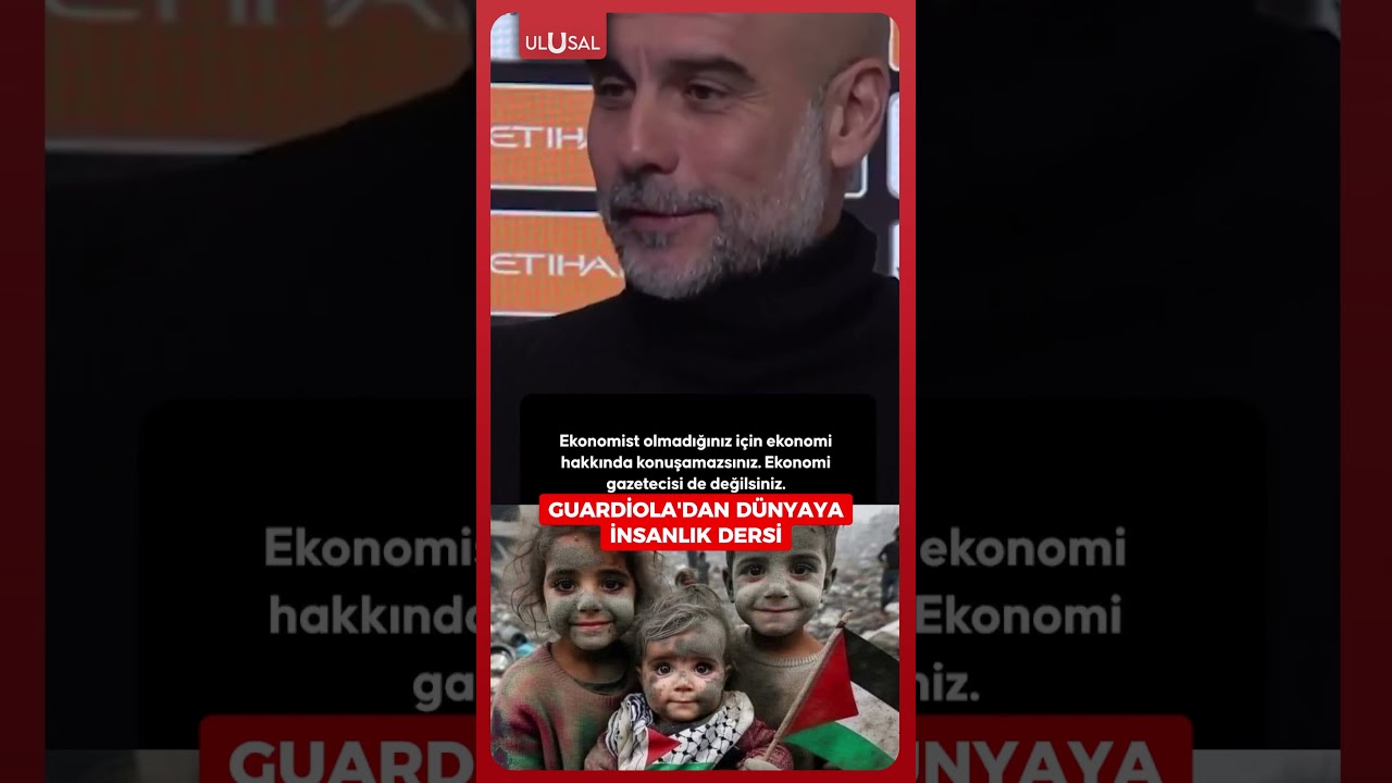 Dünyaca ünlü teknik direktör Pep Guardiola tüm dünyaya insanlık dersi verdi 