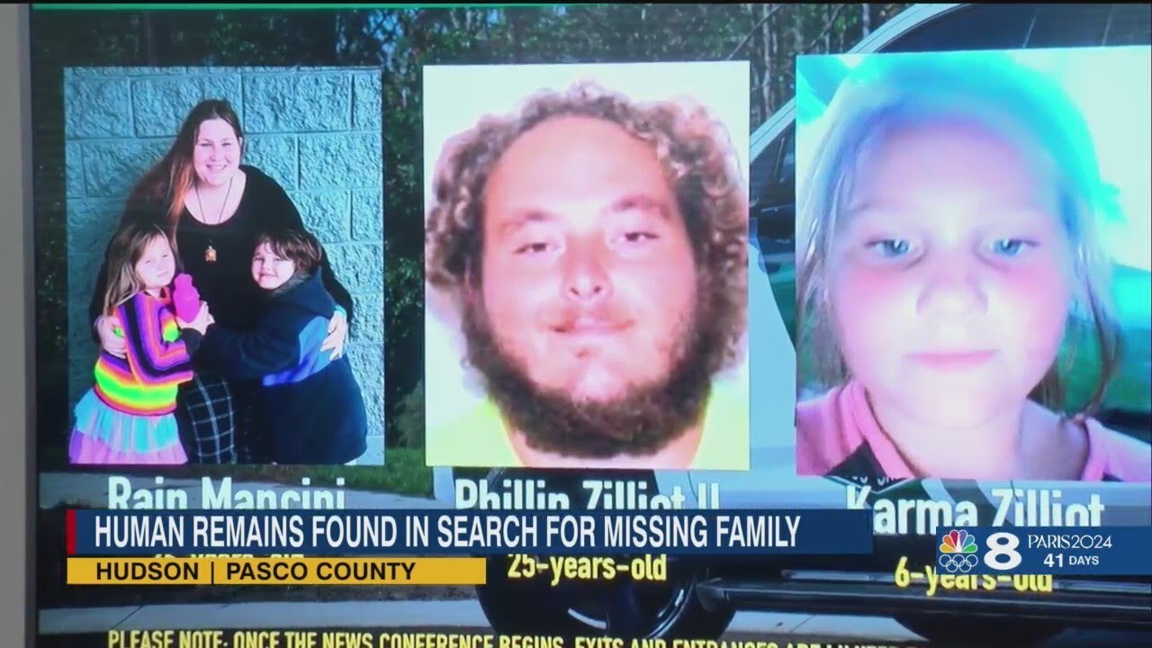 Pasco deputies find human remains amid search for missing family - YouTube