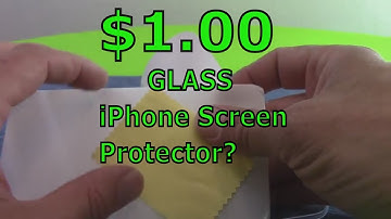 $1.00 GLASS iPhone Screen Protector?