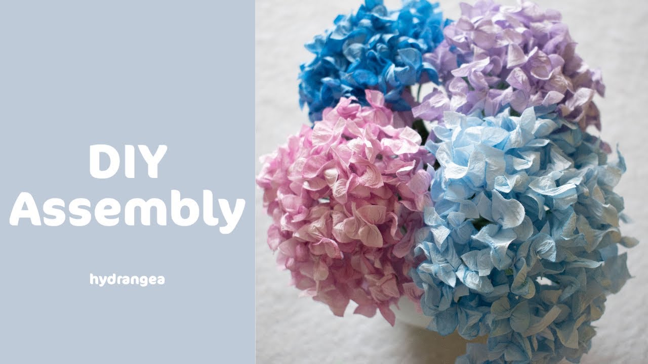 Hydrangea DIY kit Assembly