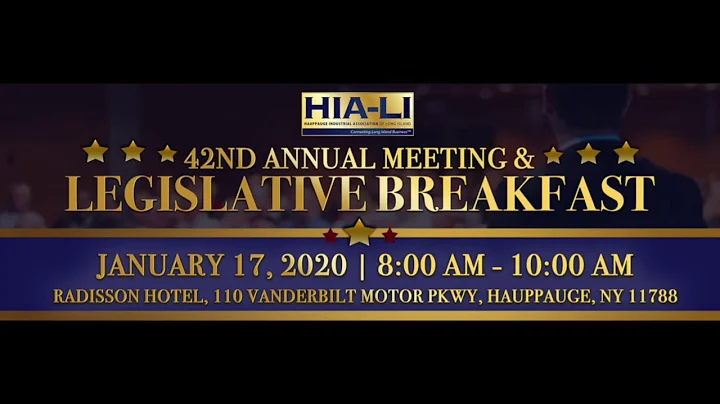 HIA_LI 2020 Legislative  Breakfast with Long Island Cares CEO, Paule Pachter
