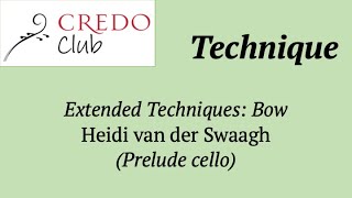 Tremolo & sul pont. with Heidi vdS
