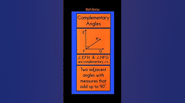Complementary Angles - Definition & Example (Math Genius)