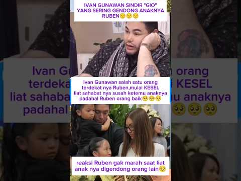 Ivan Gunawan angkat bicara tentang Ruben & wenda #ivangunawan #rubenonsu #trendingshorts #youtube