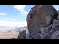 Bishop bouldering the air up there v7