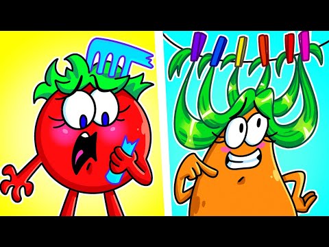💄😱 Testing viral beauty hacks! These changed everything | Pear Couple 🍐
