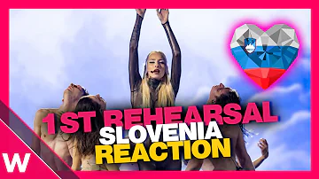 🇸🇮 Slovenia First Rehearsal (REACTION) Raiven "Veronika" @ Eurovision 2024