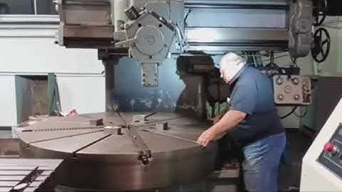72" Vertical Lathe Webster & Bennett