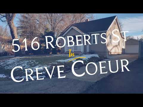 516 Roberts St, Creve Coeur, IL home video tour