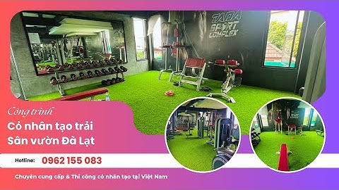 Thi Công Cỏ Nhân Tạo Sân Vườn Đà Lạt | VuaThamCo