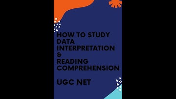 How to study Data Interpretation & Reading Comprehension? Strategy #ugcnet #netjrf #shorts