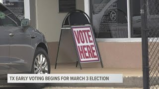 Early voting begins March 3