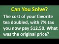 Understanding the Tea Price Problem