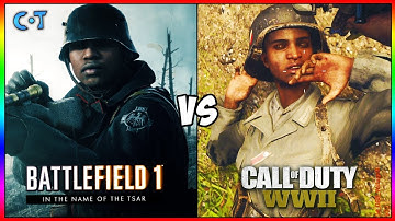 COD WW2 vs BF1 Gameplay & Graphics