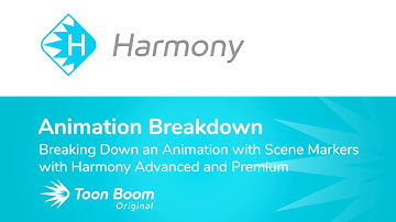 How to Break Down an Animation with Scene Markers with Harmony Advanced and Premium
