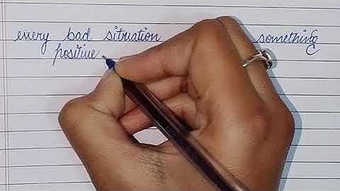 Beginners handwriting practice| learn cursive writing| Calligraphic Art