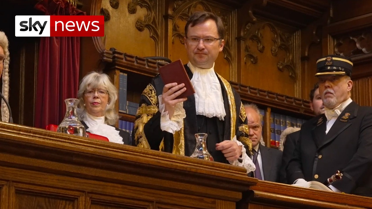 Alex Norris sworn in as new Lord Chancellor