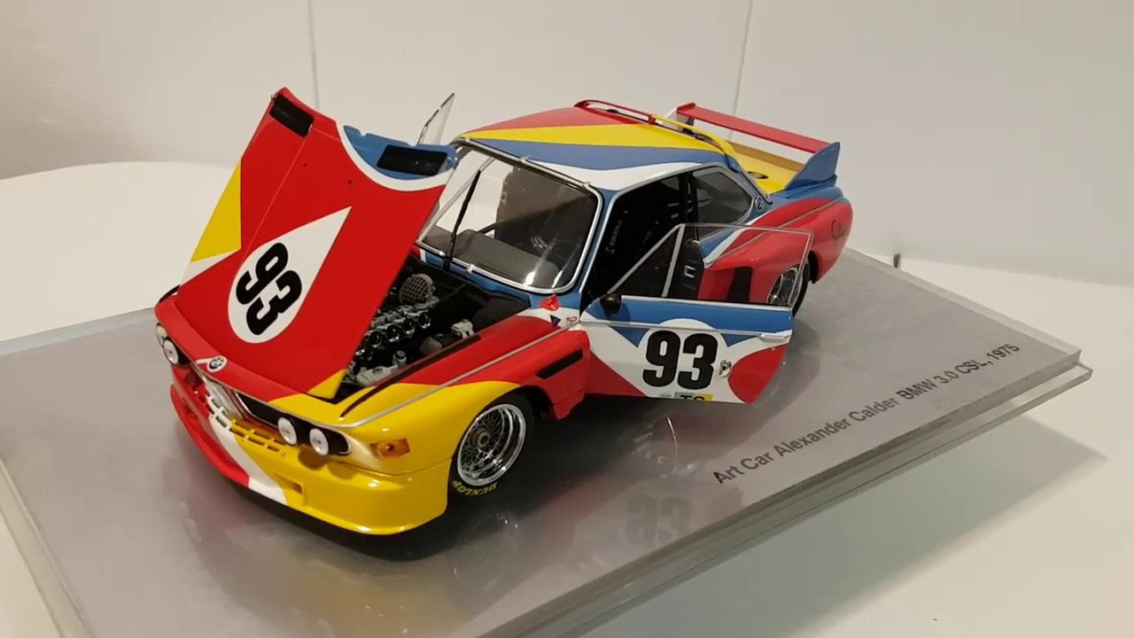 1/18 minichamps BMW 3.0 csl art car. 1975