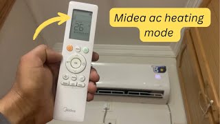 Midea Ac Convert To Heating Mode Midea Ac Heater Turn On Urdu Hindi