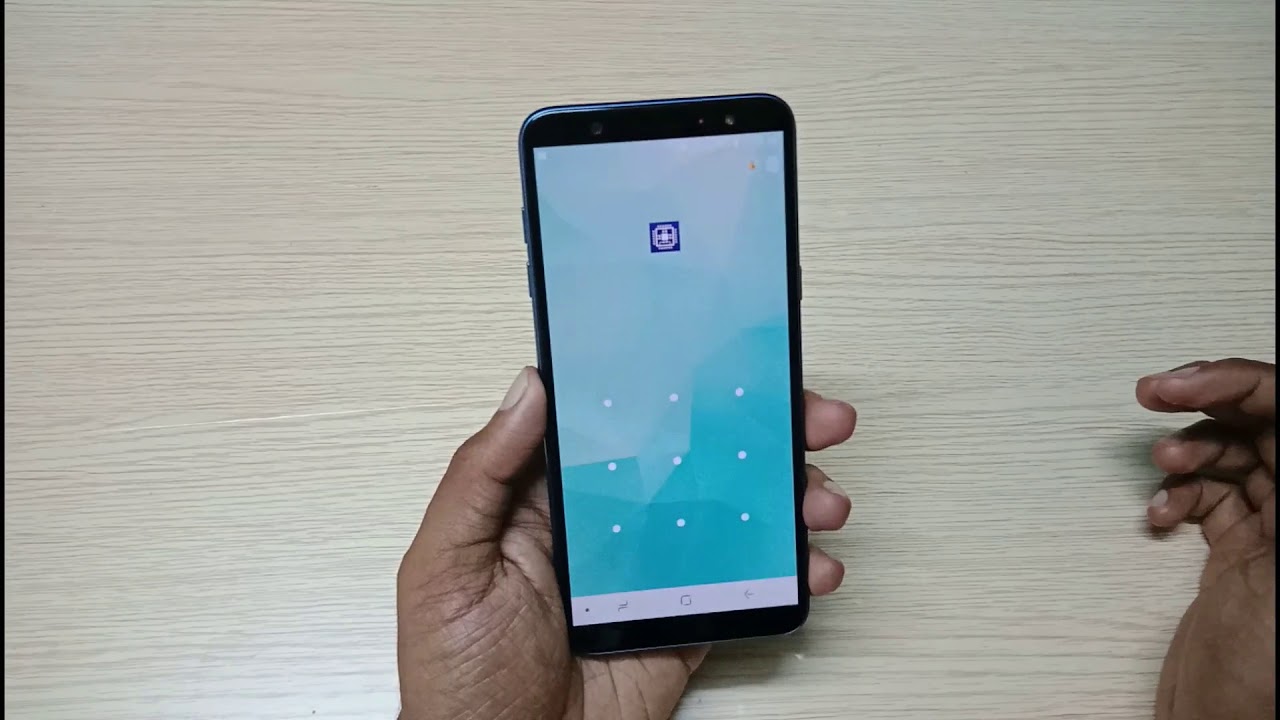 Samsung Galaxy On8 (Galaxy J8) App Lock using Fingerprint Scanner YouTube