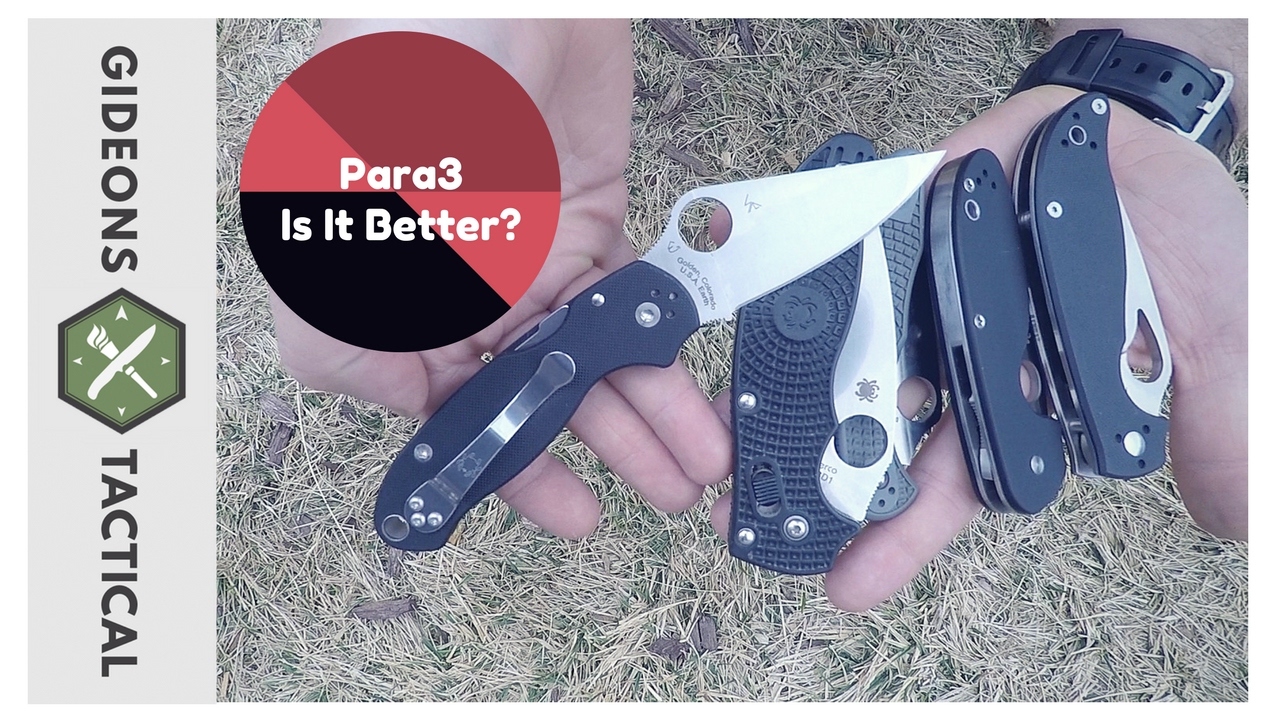 Spyderco Para 3: Is It Better? - YouTube