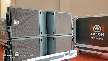 JOSON LINE ARRAY | Dual 8" kara + 18" Subwoofer (ACTUAL SOUND TEST)