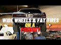 HOW TO MAKE WIDE WHEELS AND FAT TIRES FIT ON A FOXBODY