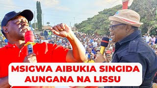 LISSU,MSIGWA,LEMA WATUA SINGIDA NI BALAA SANA.