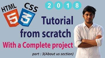 HTML5 & CSS3 video tutorial for beginners 2018[with complete project in 7 days] : part 3