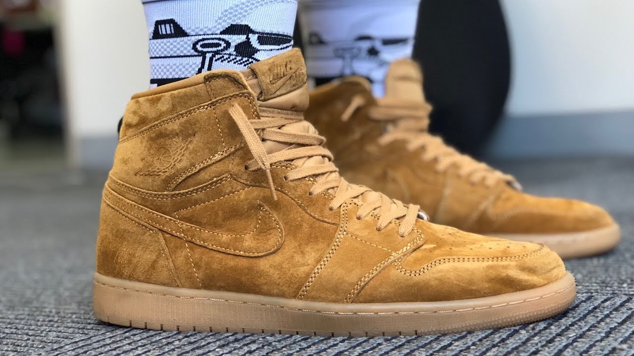 tan suede jordans