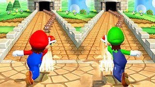 Mario Party 9 - Goomba Bowling - Mario vs Luigi vs Peach vs Daisy - Master Difficulty