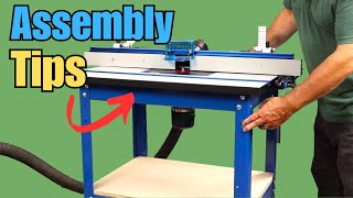 Kreg Full Size Router Table Assembly Tips