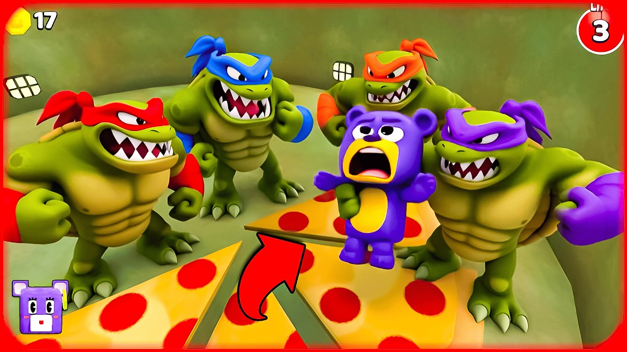 Ninja Turtles! Super Bear Adventure Gameplay Walkthrough