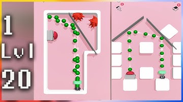 Draw Wall - Gameplay Walkthrough - Levels 1-20