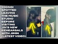 Yoongi Wurde Beim Verlassen Des Musikstudios Gesichtet Bevor Er Mit Jimin Jins Neuen Proben Be