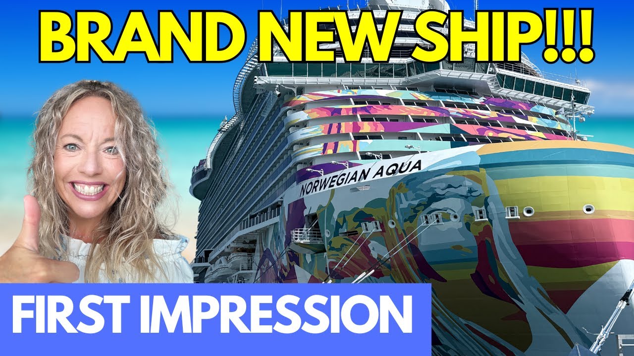 FREE 😳 Balcony Upgrade 🥰 NEW NCL AQUA 🚢 AMAZING First 2 Days!