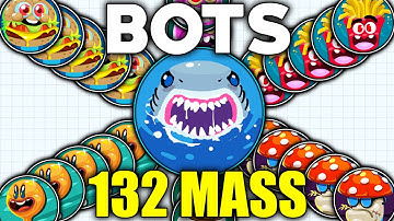 Agar.io 9999 BOTS FREE | 132 MASS BOTS IN AGARIO! (Private Server Hack)