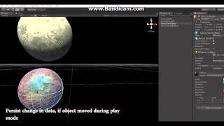 Save the data of a object during play mode and load it back in the editor mode